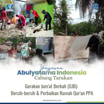 Gerakan Jum`at Berkah (GJB): Bersih-bersih & Perbaikan Rumah Qur`an PPA