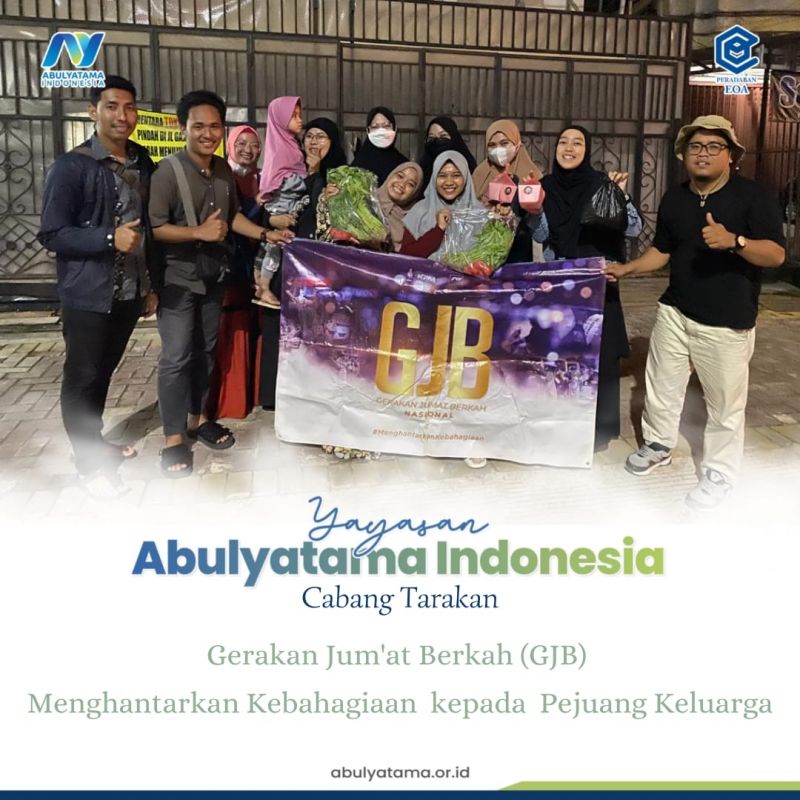 Gerakan Jum`at Berkah (GJB): Menghantarkan Kebahagiaan kepada Pejuang Keluarga