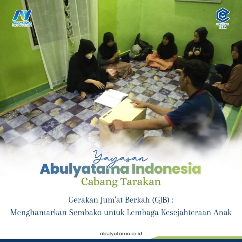 Gerakan Jum`at Berkah (GJB): Menghantarkan Sembako untuk Lembaga Kesejahteraan Anak